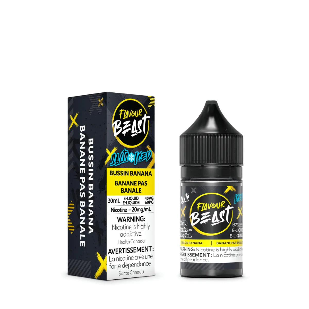 Flavour Beast E-Liquid - Bussin Banana Iced