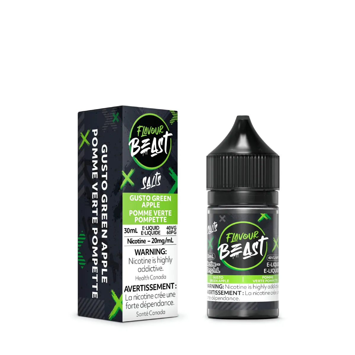 Flavour Beast E-Liquid (30ml) - Gusto Green Apple 