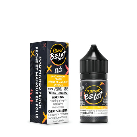 Flavour Beast E-Liquid (30ml) - Mad Mango Peach - HM Vape