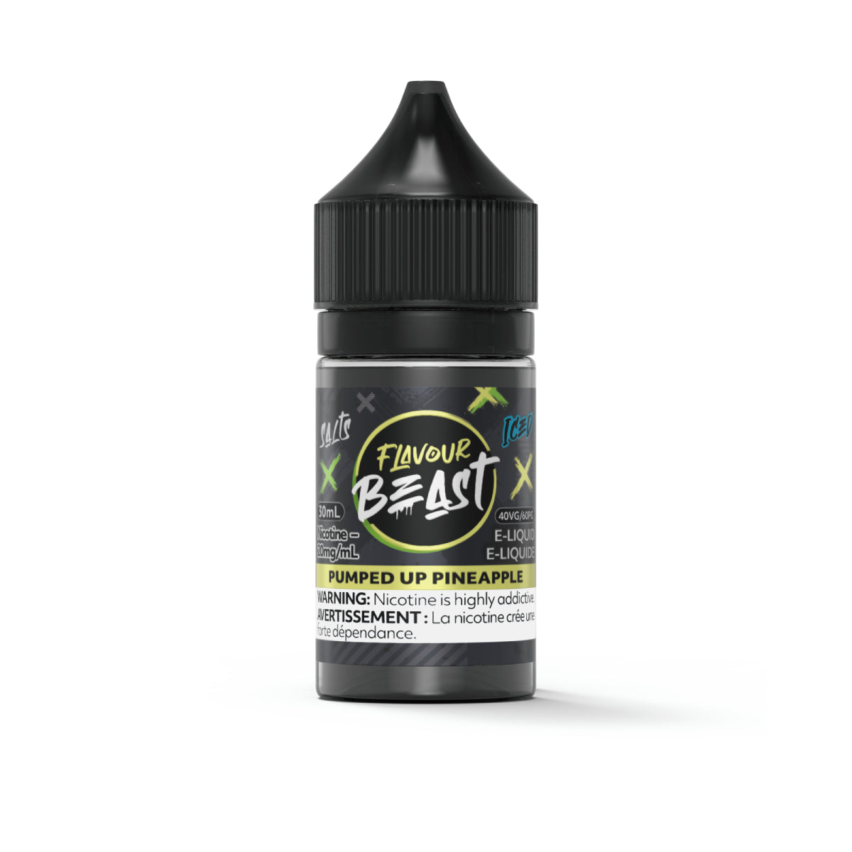 Flavour Beast E-Liquid (30mL) - Pumped Up Pineapple Iced