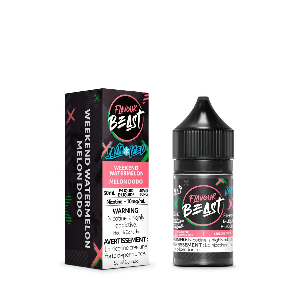 Flavour Beast E-Liquid - Weekend Watermelon Iced 10MG