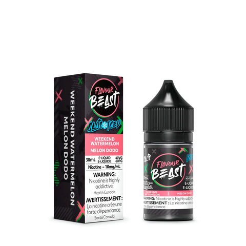 Flavour Beast E-Liquid - Weekend Watermelon Iced 10MG