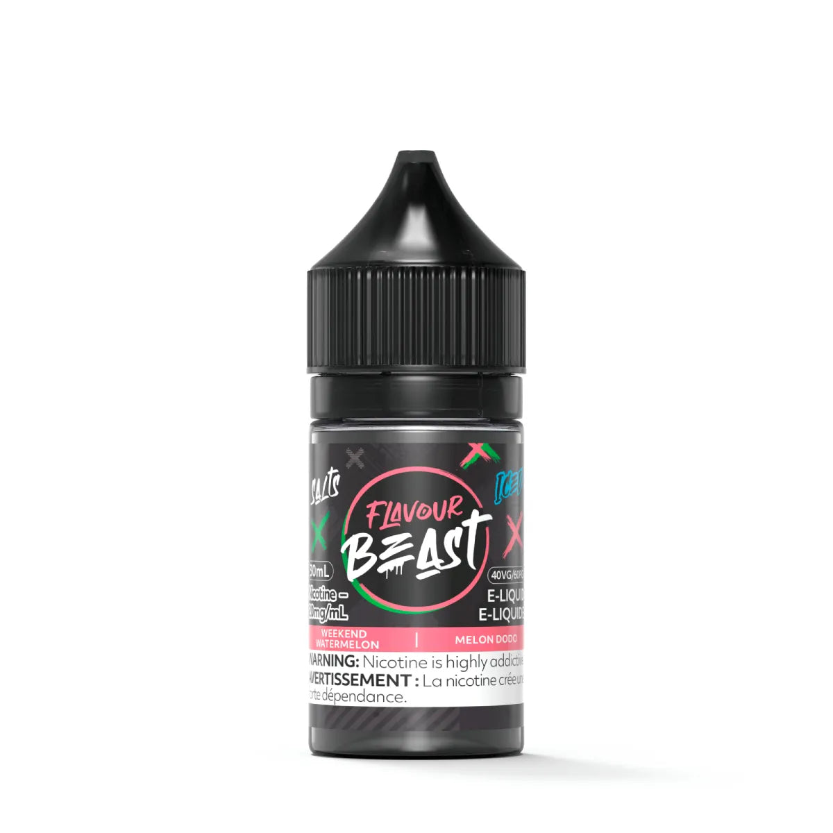 Flavour Beast E-Liquid - Weekend Watermelon Iced Flavour Beast E-Liquid - Weekend Watermelon Iced Flavour Beast E-Liquid - Weekend Watermelon Iced The product images shown are for illustration purposes only and may not be an exact representation of the product.  Flavour Beast E-Liquid - Weekend Watermelon Iced