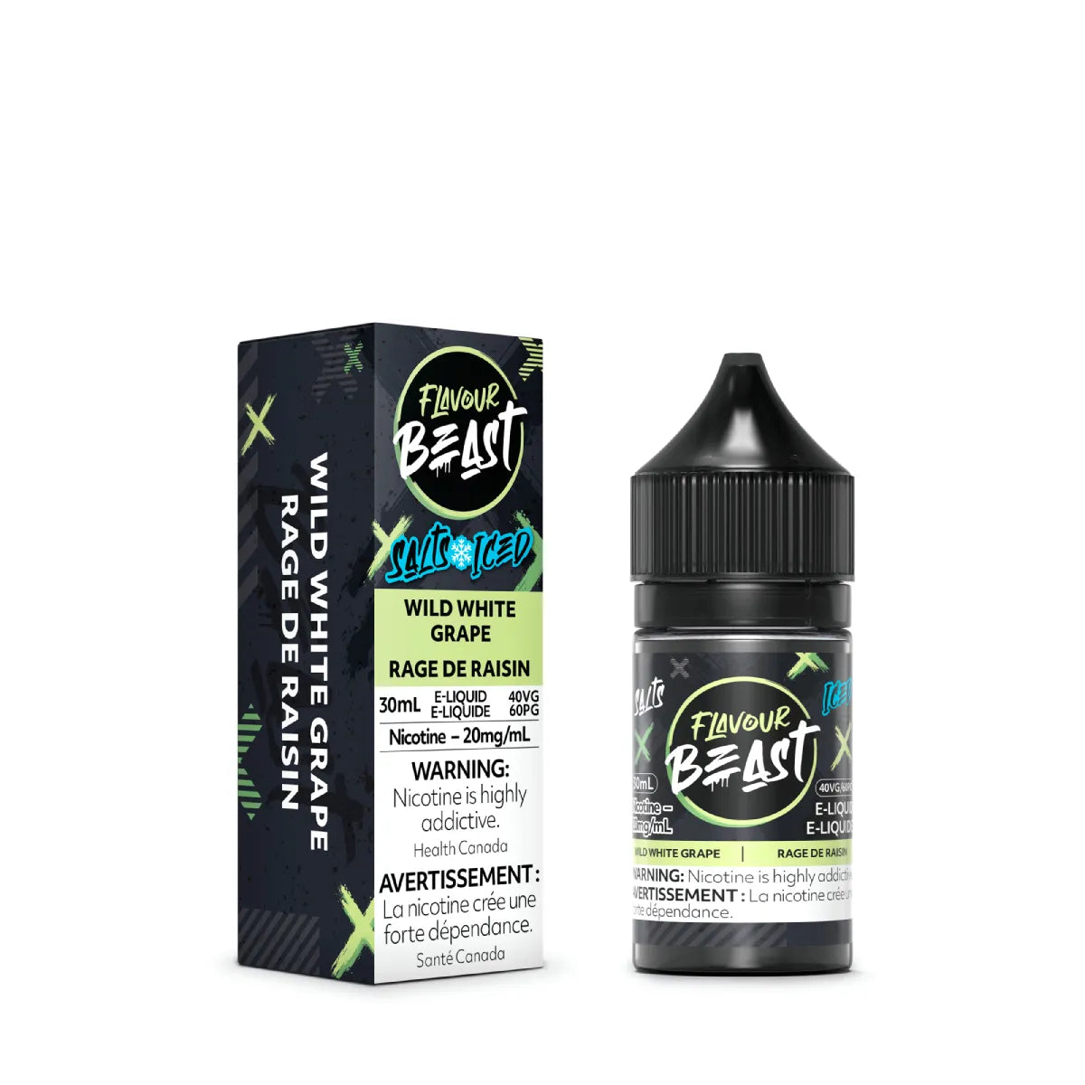 Flavour Beast E-Liquid (30ml) - Wild White Grape Iced