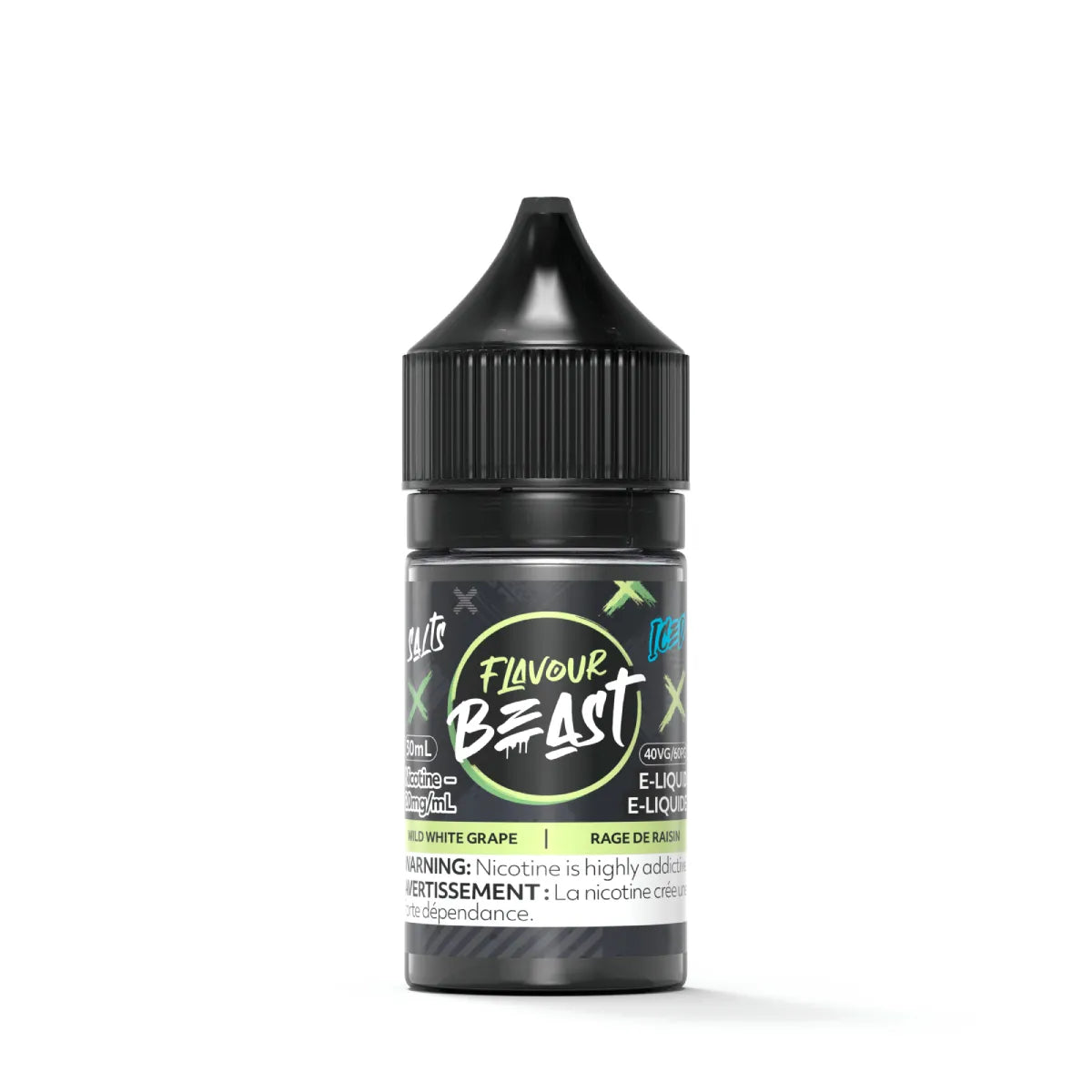 Flavour Beast E-Liquid (30ml) - Wild White Grape Iced