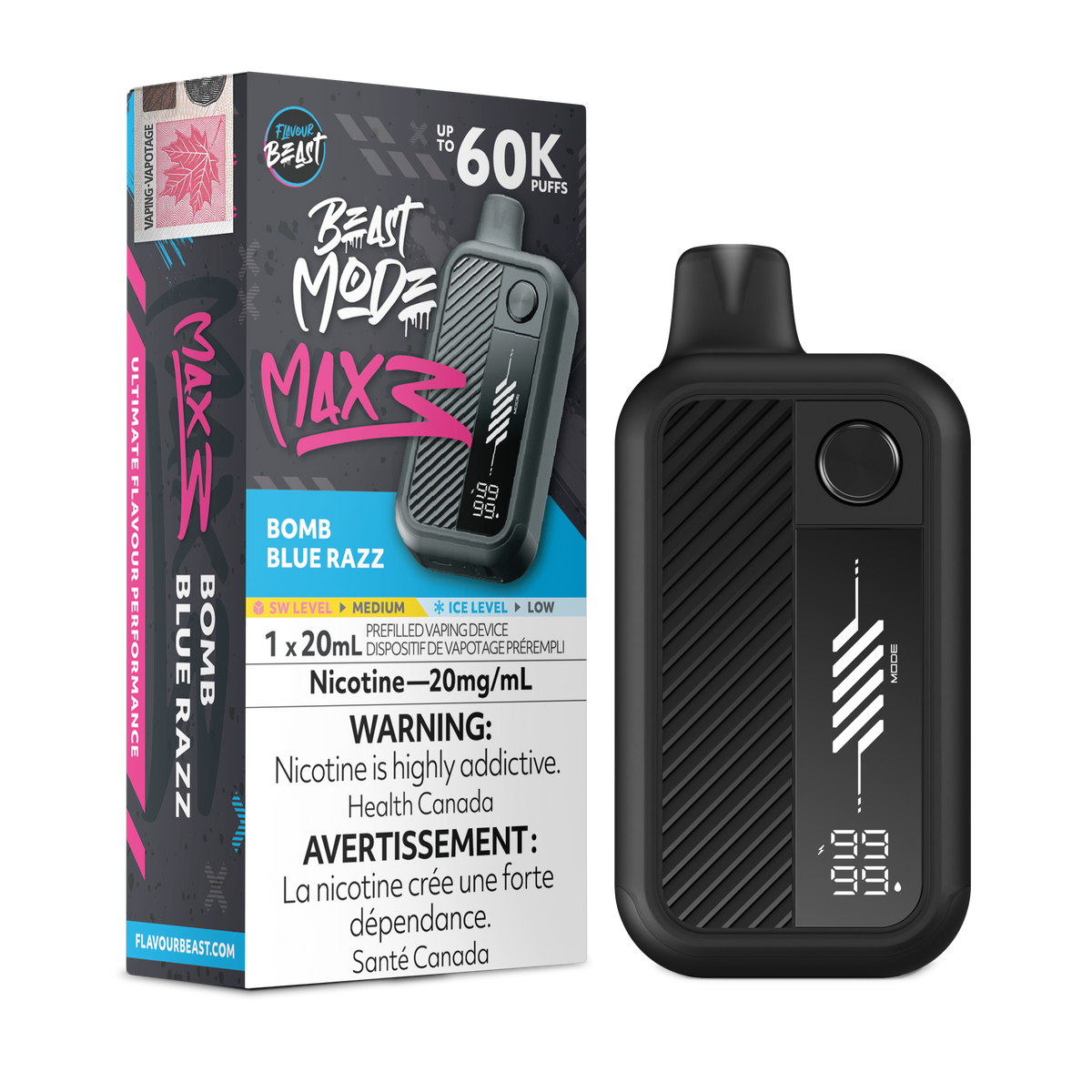 Flavour Beast BEAST MODE MAX 3 Disposable - 60K Puffs