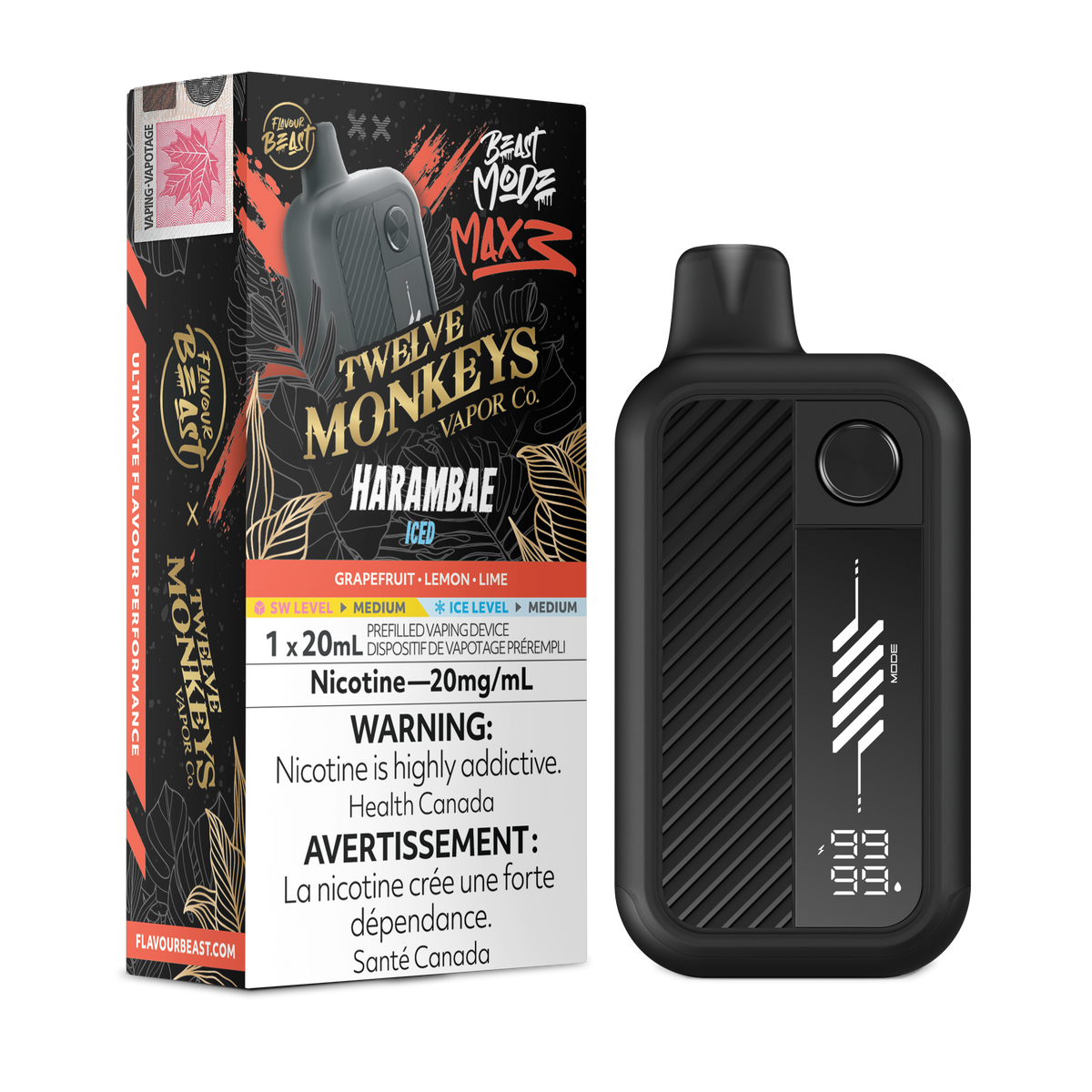 Flavour Beast BEAST MODE MAX 3 Disposable - 60K Puffs