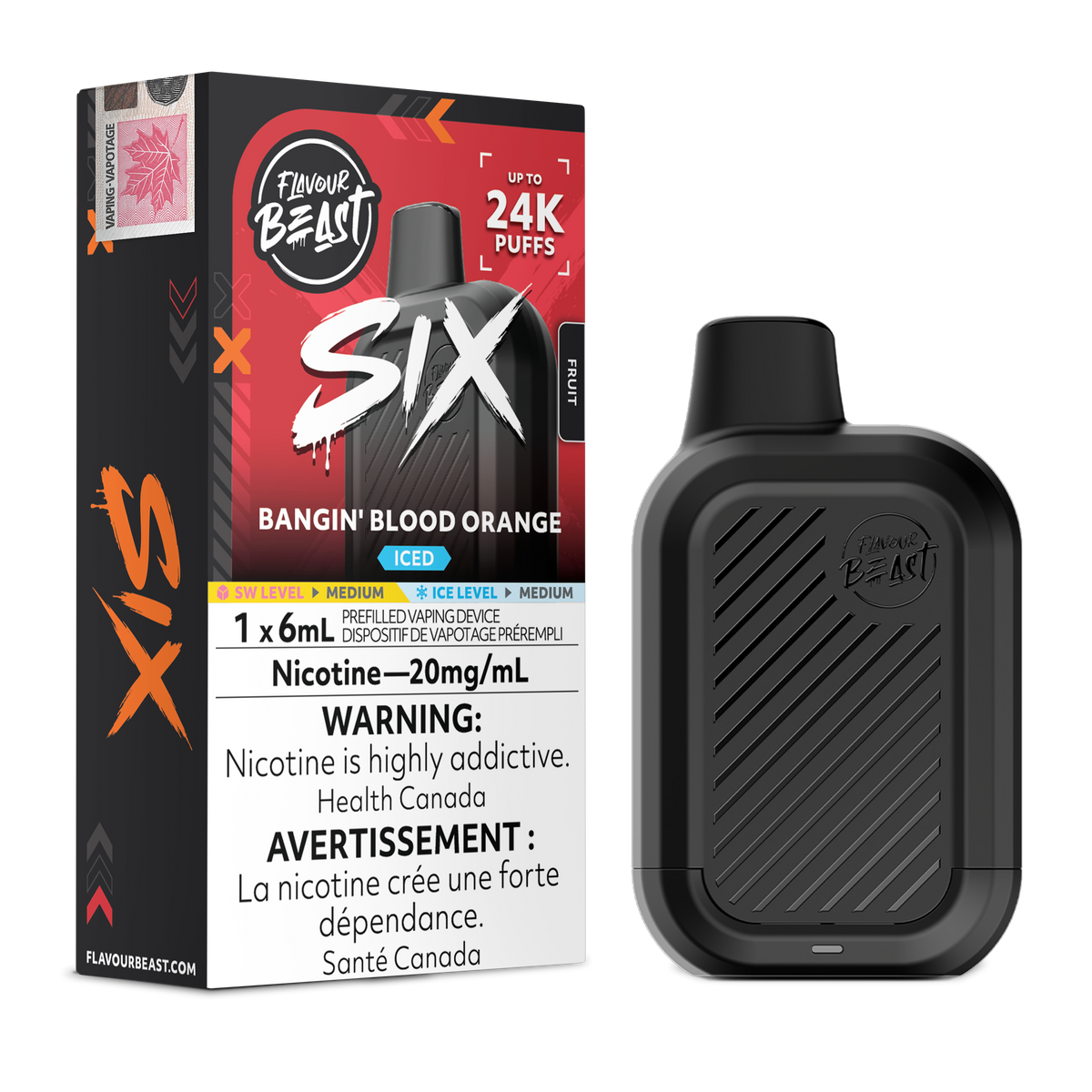 Flavour Beast SIX Disposable - 24K Puffs