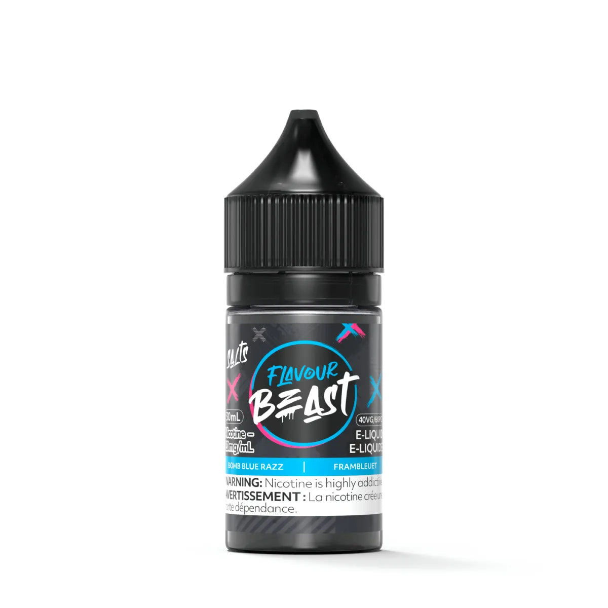 Flavour Beast E-Liquid (30mL) - Bomb Blue Razz - HM Vape