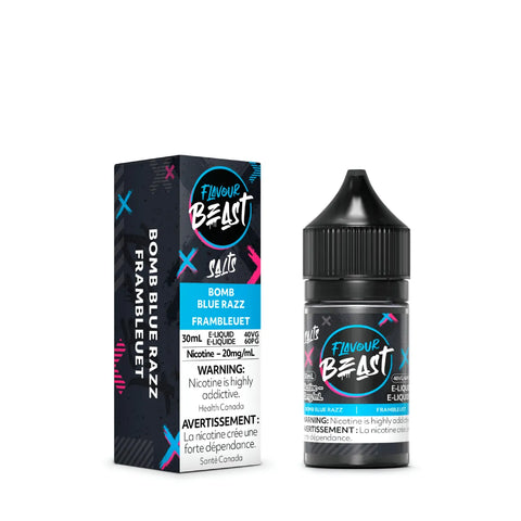 Flavour Beast E-Liquid (30mL) - Bomb Blue Razz - HM Vape