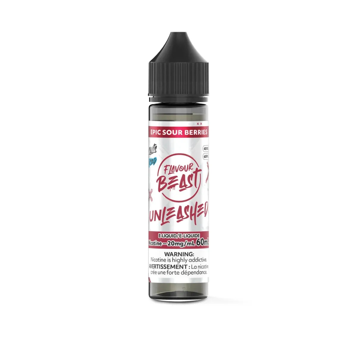 Flavour Beast E-Liquid - Unleashed - Epic Sour Berries