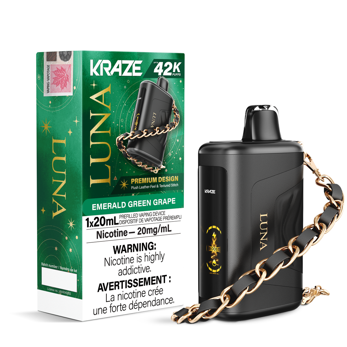 Kraze LUNA Disposable - 42000 Puffs