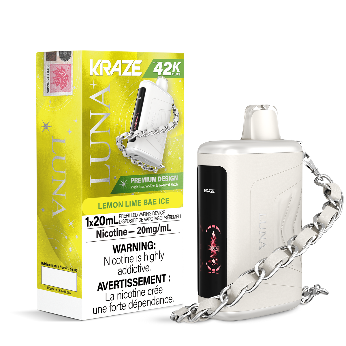 Kraze LUNA Disposable - 42000 Puffs