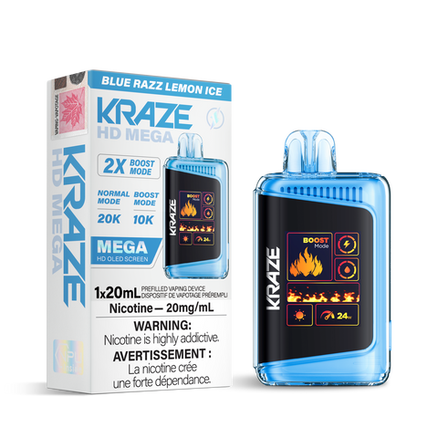 Kraze HD Mega Disposable - 20000 Puffs