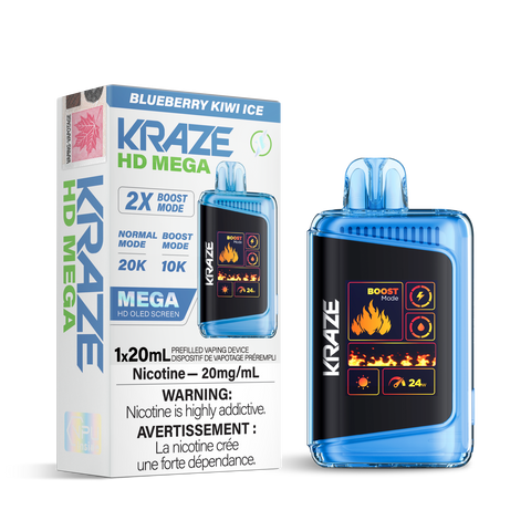 Kraze HD Mega Disposable - 20000 Puffs