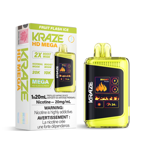 Kraze HD Mega Disposable - 20000 Puffs