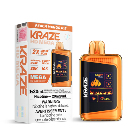 Kraze HD Mega Disposable - 20000 Puffs