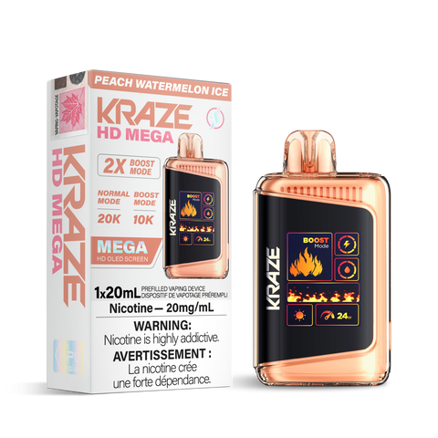 Kraze HD Mega Disposable - 20000 Puffs