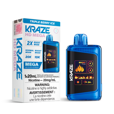 Kraze HD Mega Disposable - 20000 Puffs