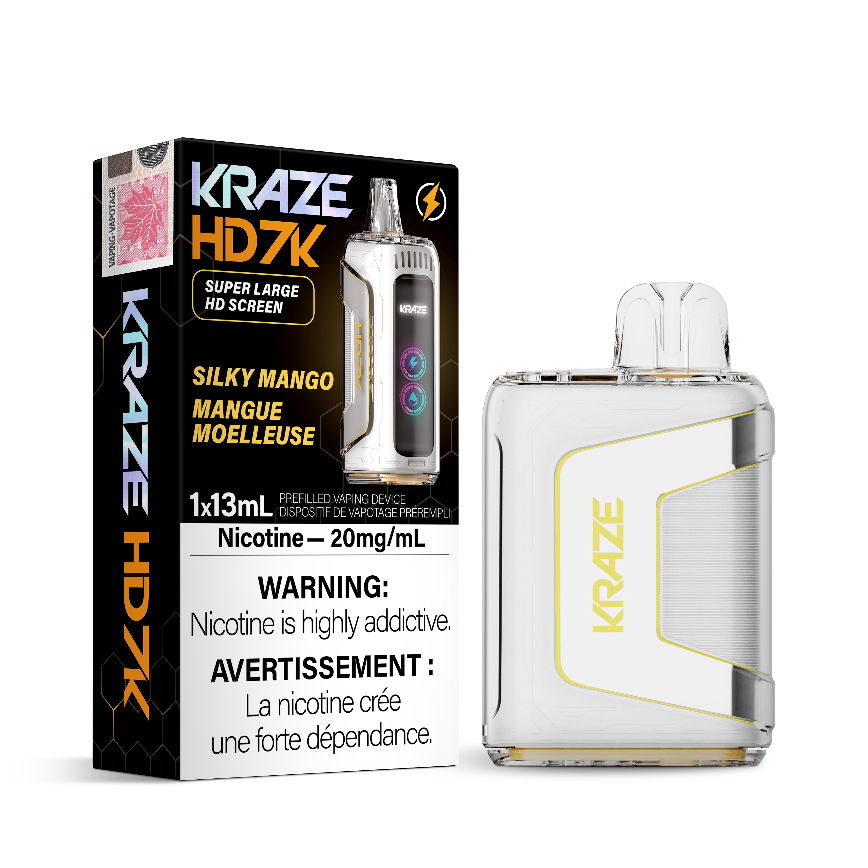 Kraze HD7K Disposable - Silky Mango