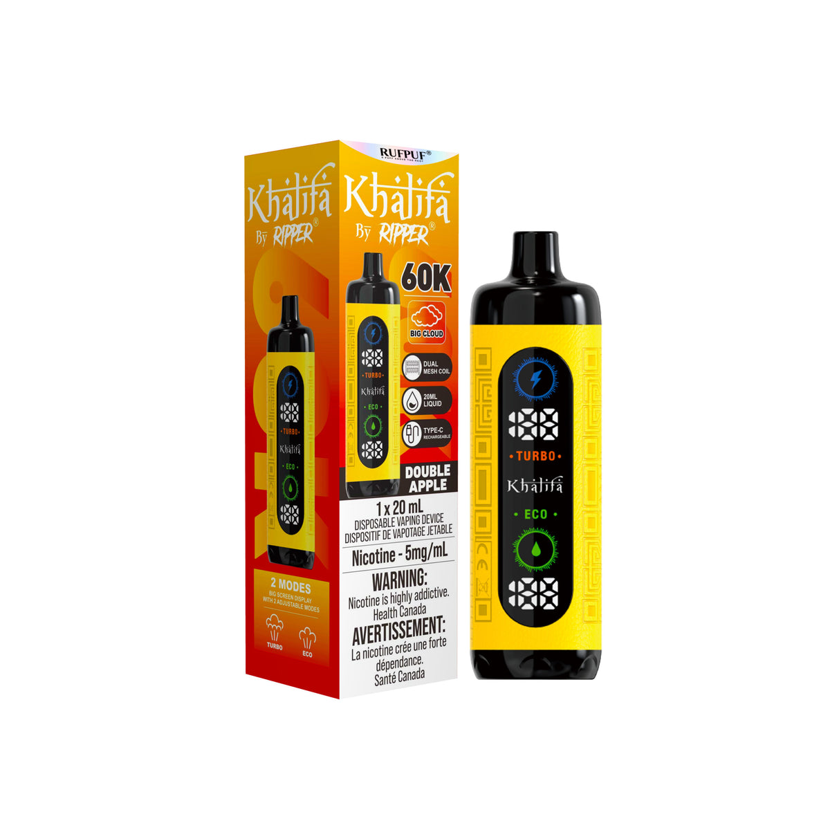 KHALIFA Bar 5MG 60K Disposable