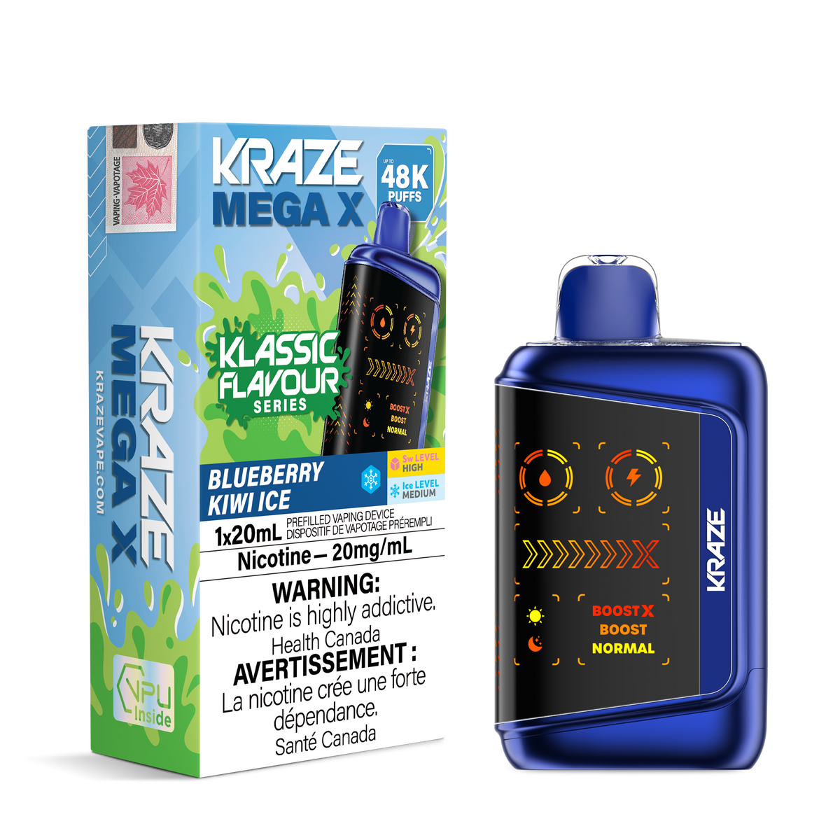 Kraze Mega X Disposable - 48K