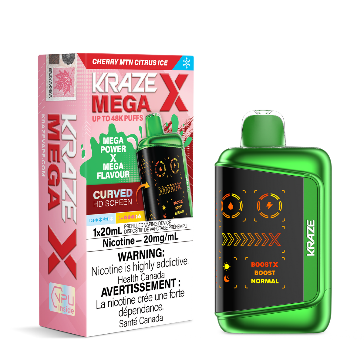 Kraze Mega X Disposable - 48K