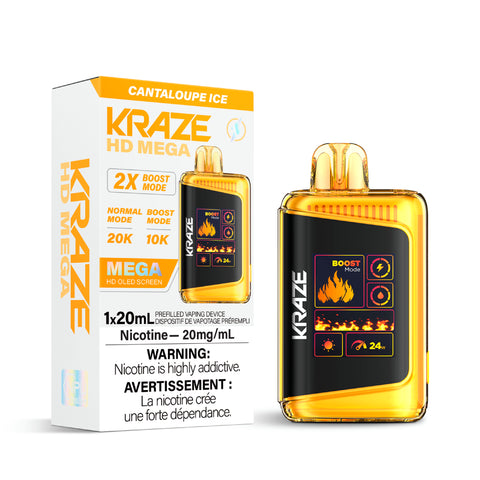 Kraze HD Mega Disposable - 20000 Puffs