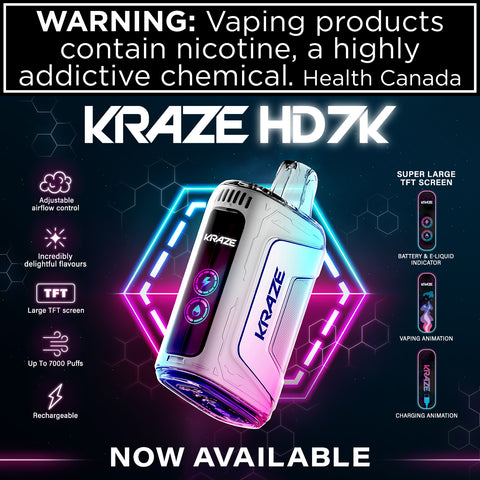 Kraze HD7K Disposable - 7000 Puffs