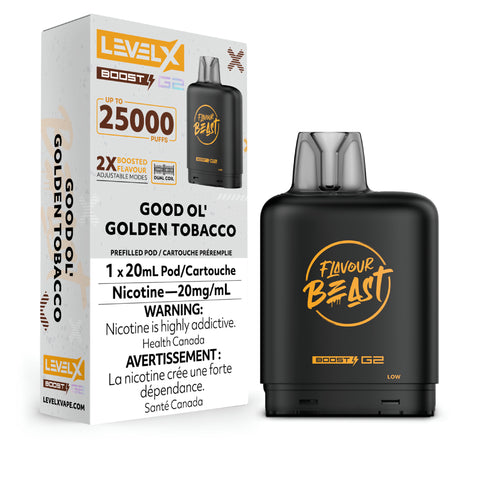 Level X FB Boost G2 Pod - 25K Puffs
