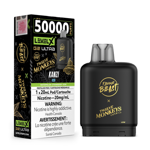Level X G2 ULTRA Pod 20ml - Flavour Beast x Twelve Monkeys