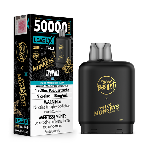 Level X G2 ULTRA Pod 20ml - Flavour Beast x Twelve Monkeys