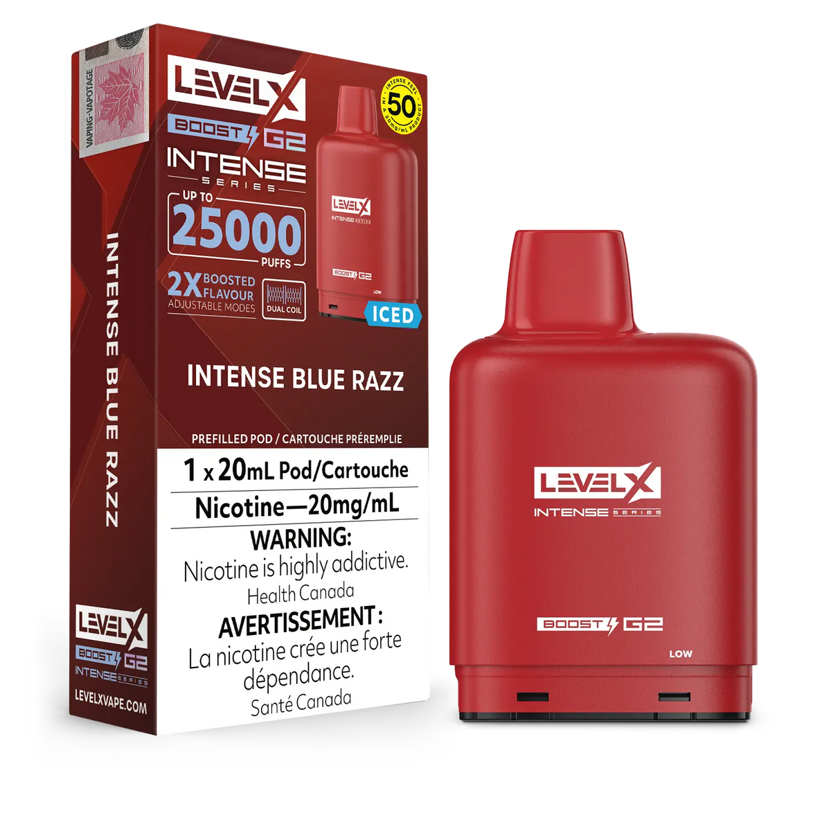 Level X INTENSE BOOST Pods 20mL