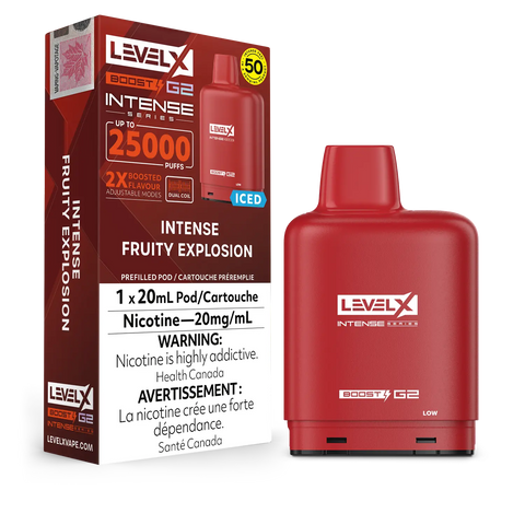 Level X INTENSE BOOST Pods 20mL