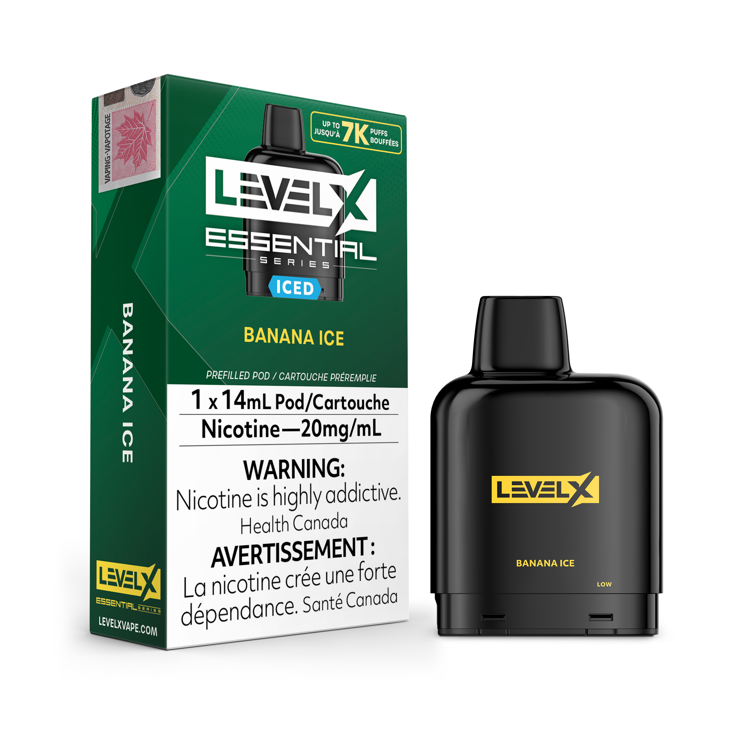 Level X Essential Pod 20mg - Banana Ice