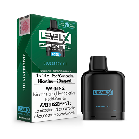 Level X Essential Pod 20mg - Blueberry ice