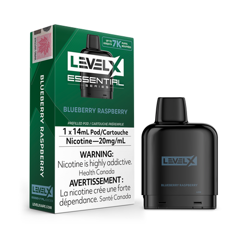 Level X Essential Pod 20mg - Blueberry Raspberry