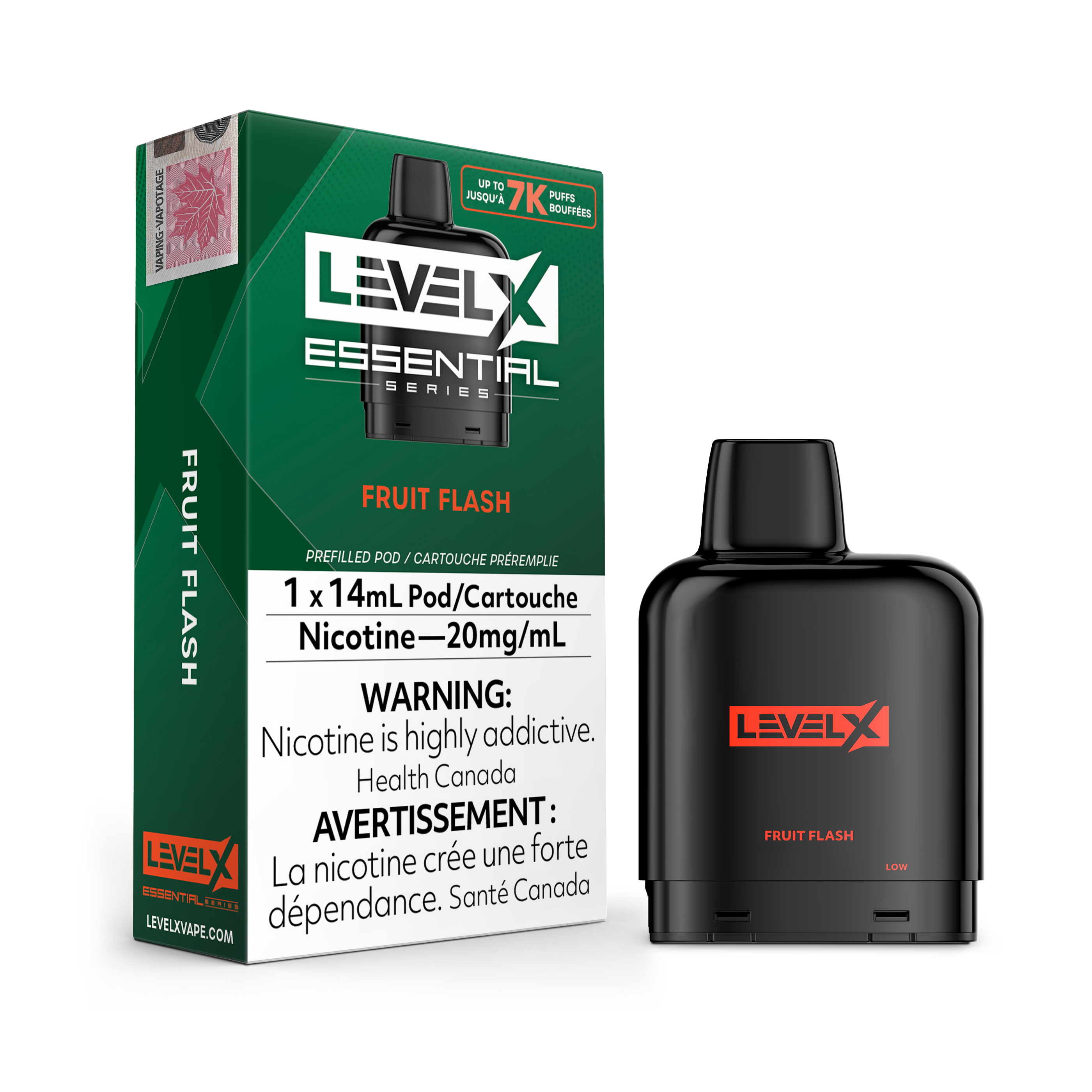 Level X Essential Pod 20mg - Fruit Flash