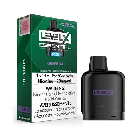 Level X Essential Pod 20mg - Grape Ice