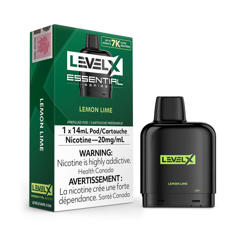 Level X Essential Pod 20mg - Lemon Lime