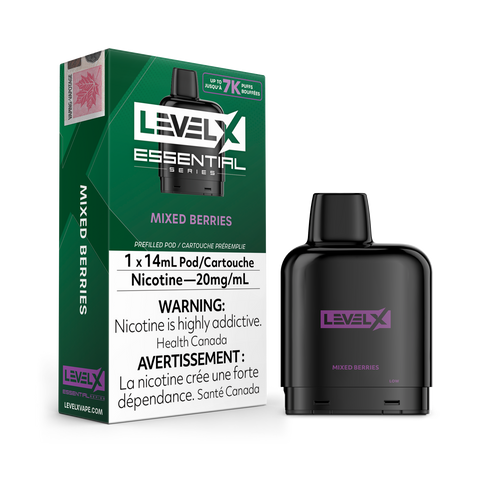 Level X Essential Pod 20mg - Mixed Berries