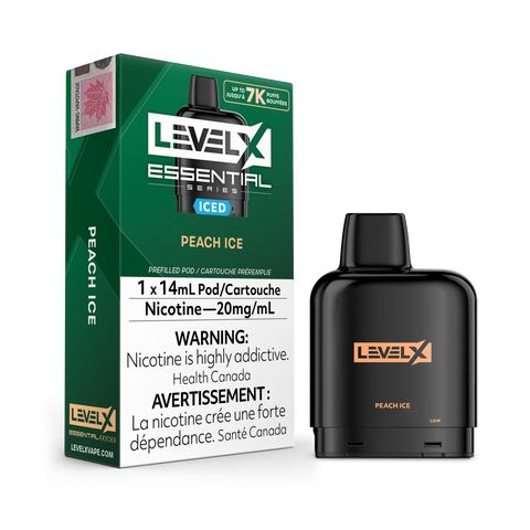 Level X Essential Pod 20mg - Peach Ice