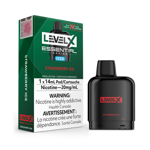 Level X Essential Pod 20mg - Strawberry Ice