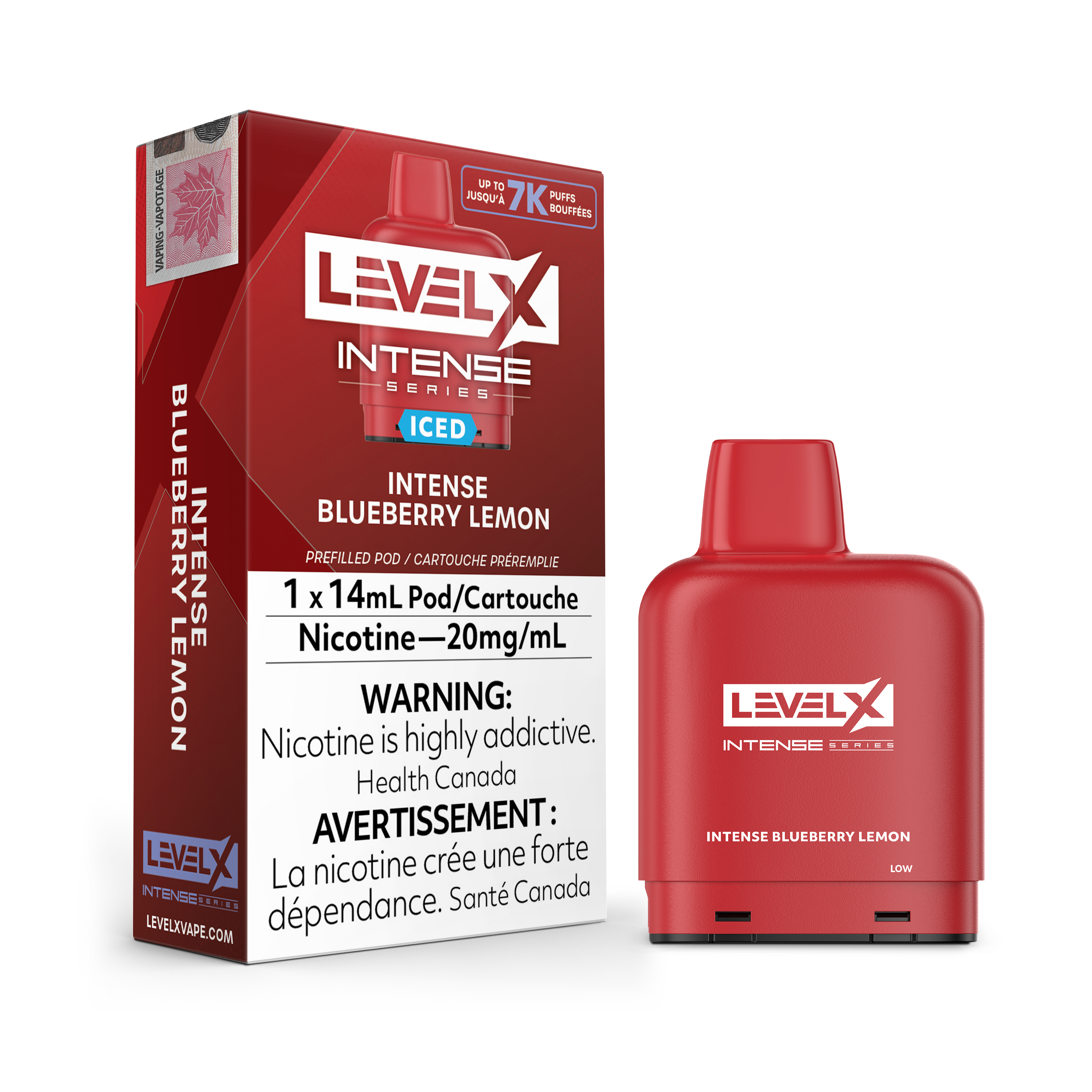 Level X INTENSE Series Pods 14mL -  INTENSE BLUEBERRY LEMON