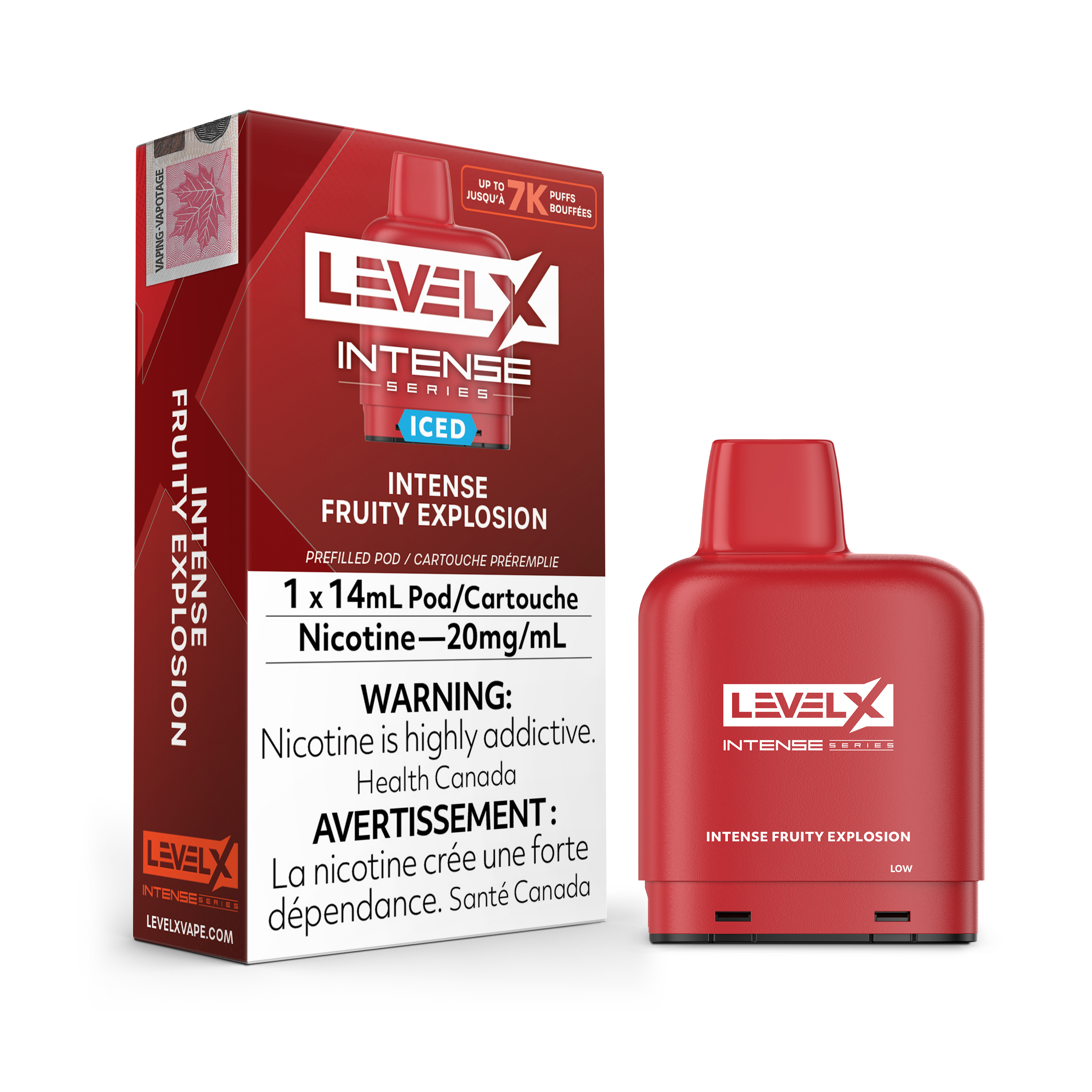 Level X INTENSE Series Pods 14mL -  INTENSE FRUIT EXPLOSION