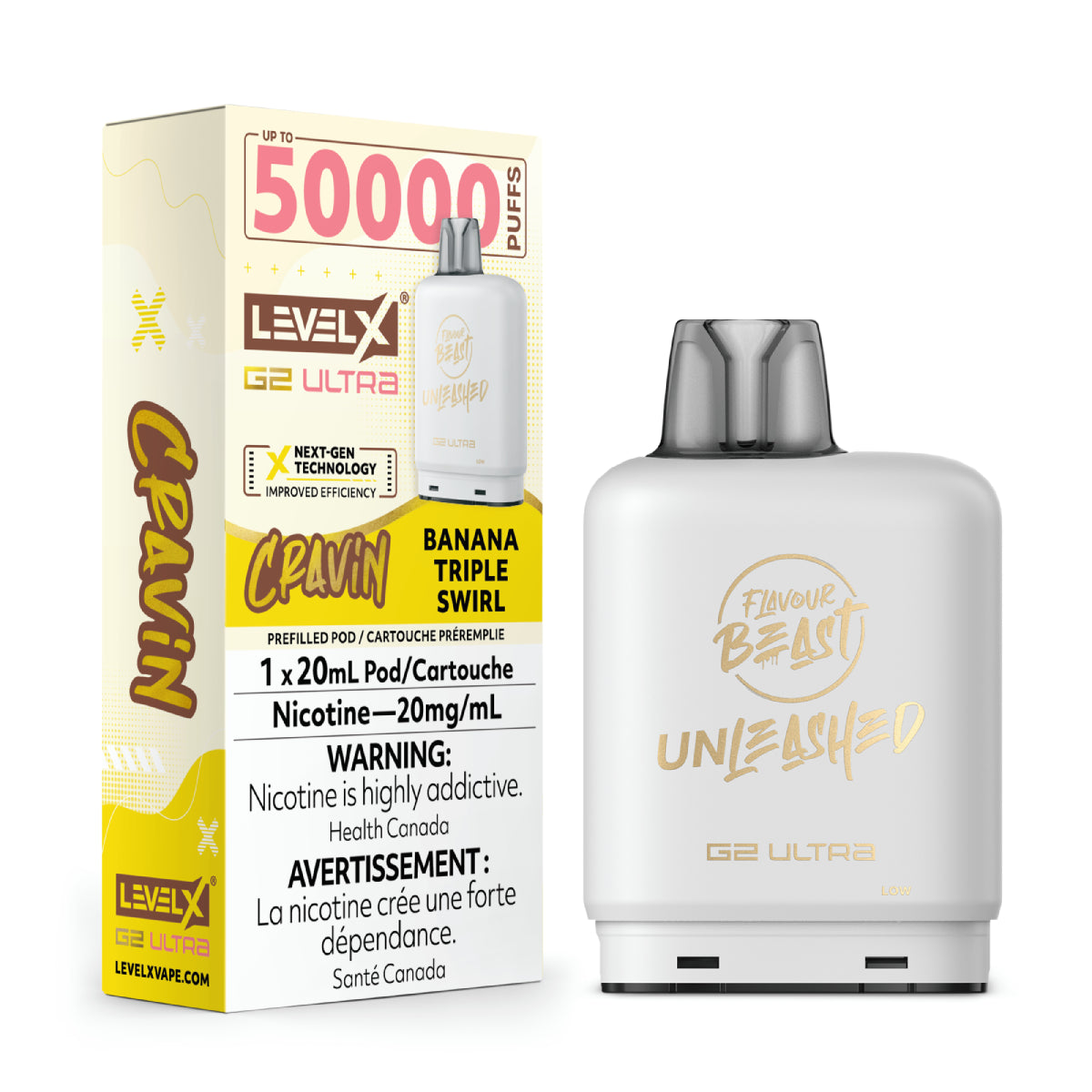 Level X G2 ULTRA Pod 20ml - Unleashed 50K