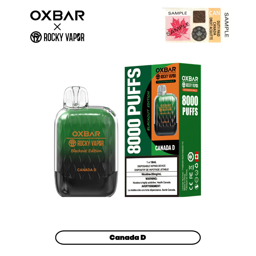 OXBAR G-8000 - Canada D