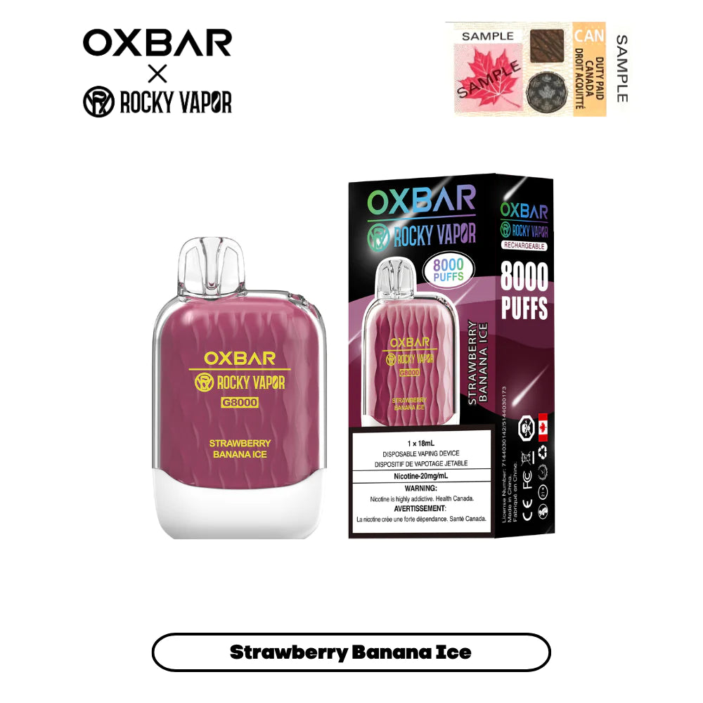 OXBAR G-8000 - Strawberry Banana Ice