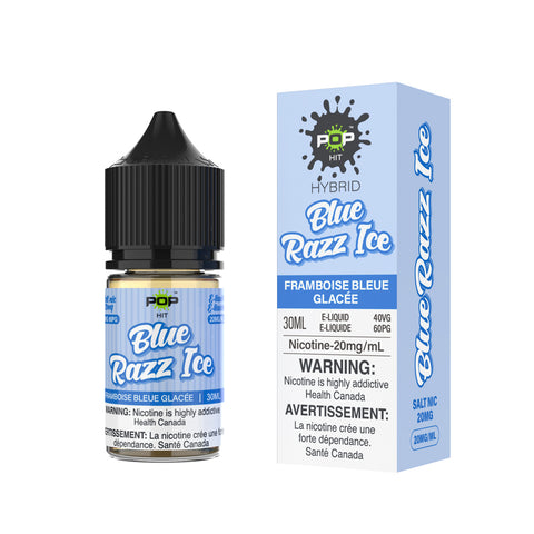 Pop Hit 20mg Nic Salt E-Liquid - Blue Razz Ice