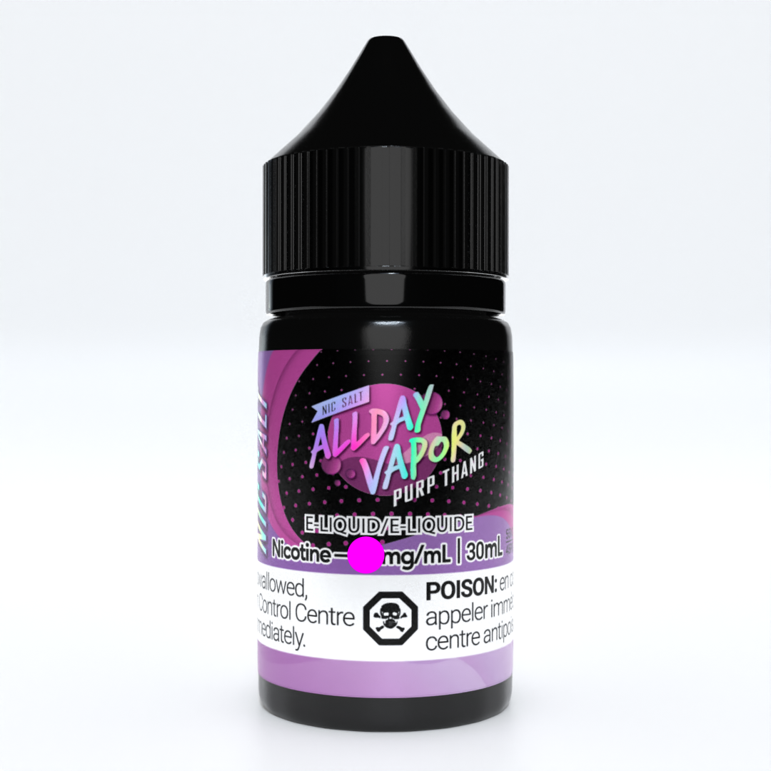 AllDay Vapor Nic-Salt 30ml - Purp Thang Grape